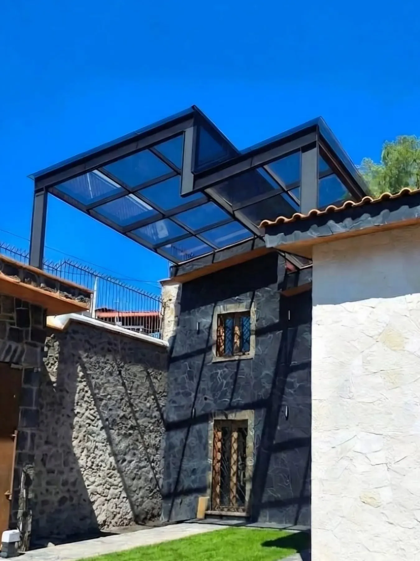 Domo de cristal en azotea